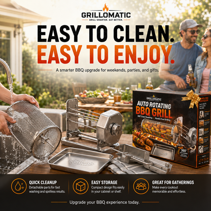 𝐎𝐟𝐟𝐢𝐜𝐢𝐚𝐥 𝐁𝐫𝐚𝐧𝐝 𝐒𝐭𝐨𝐫𝐞✨🔥 Automatic Rotating BBQ Grill Rack