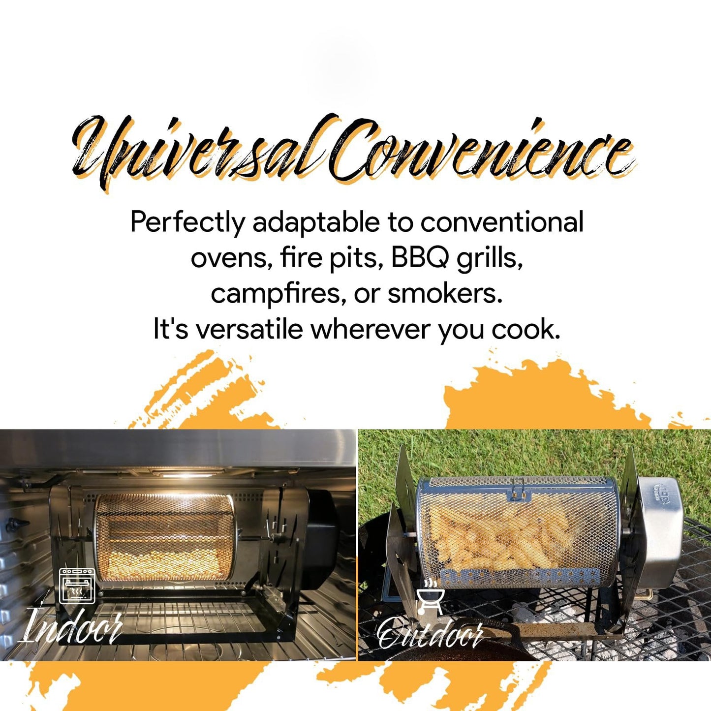 🎁 Warehouse Clearance🏆 10,000 Sold This Week✨Ultimate Rotisserie Grilling Bundle | Versatile, Eco-Friendly Outdoor & Kitchen Cooking